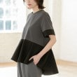 オペークドットクリップ(OPAQUE.CLIP)のペプラム切替ドッキングトップス36