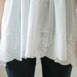 オペークドットクリップ(OPAQUE.CLIP)のバルーン袖スカラップ刺繍レースチュニック35