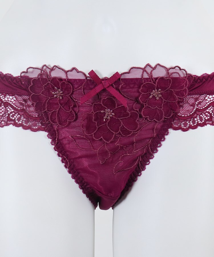 リサマリ レーヌ スティーナ ボルドー ブラジャー H65 レース
