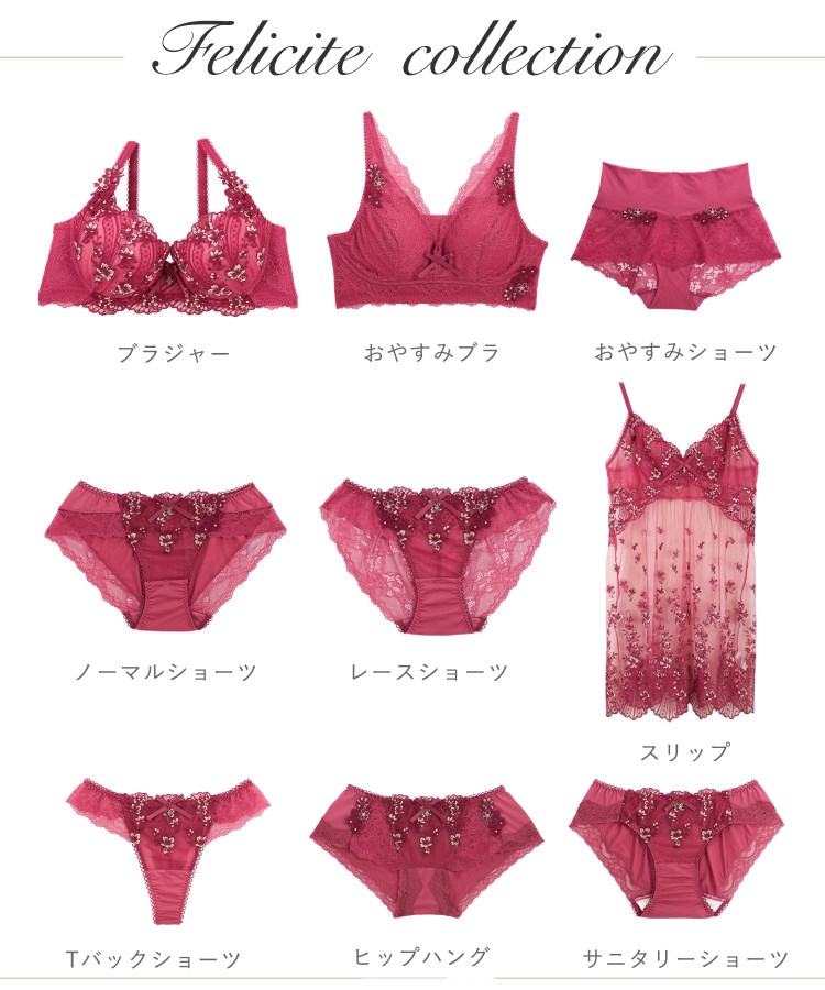 フェリシテ ブラジャー（ワイヤーブラ） | Risa Magli（リサマリ