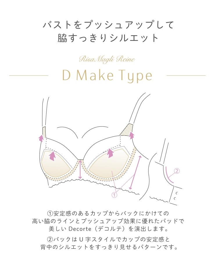 クリスチアーヌ ブラジャー（ワイヤーブラ） | Risa Magli