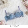 リサマリ(Risa Magli)のフロリーナ ブラジャー（E-F）＜N Make Type＞ ブルー(092)