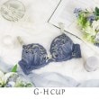 リサマリ(Risa Magli)のイレーナ ブラジャー（G-H）＜サイドすっきりタイプ＞ ブルー(092)