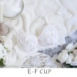 リサマリ(Risa Magli)のカロリーネ ブラジャー（E-F）＜S Make Type＞ ホワイト(001)