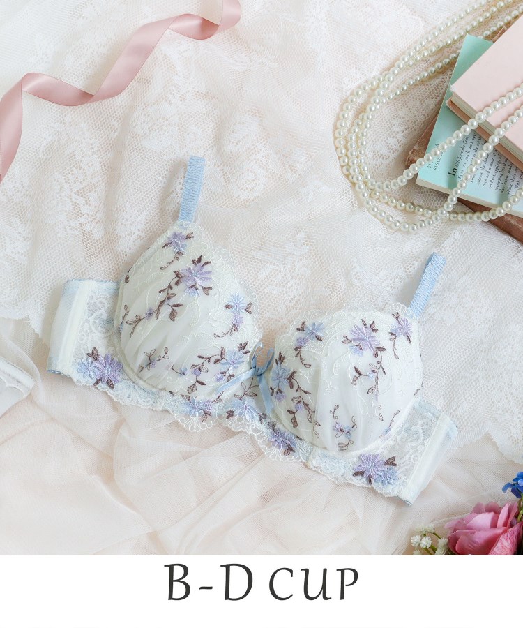リサマリ(Risa Magli)のフィオナ ブラジャー（B-D）＜サイドシェイプ＞ アイボリー(004)