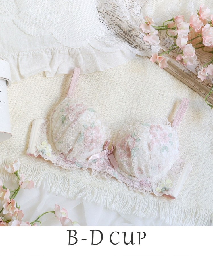 リサマリ(Risa Magli)のフロール ブラジャー（B-D）＜スウィートリッチ＞ アイボリー(004)