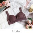 リサマリ(Risa Magli)のリア おやすみブラ（LL） ブラウン(043)