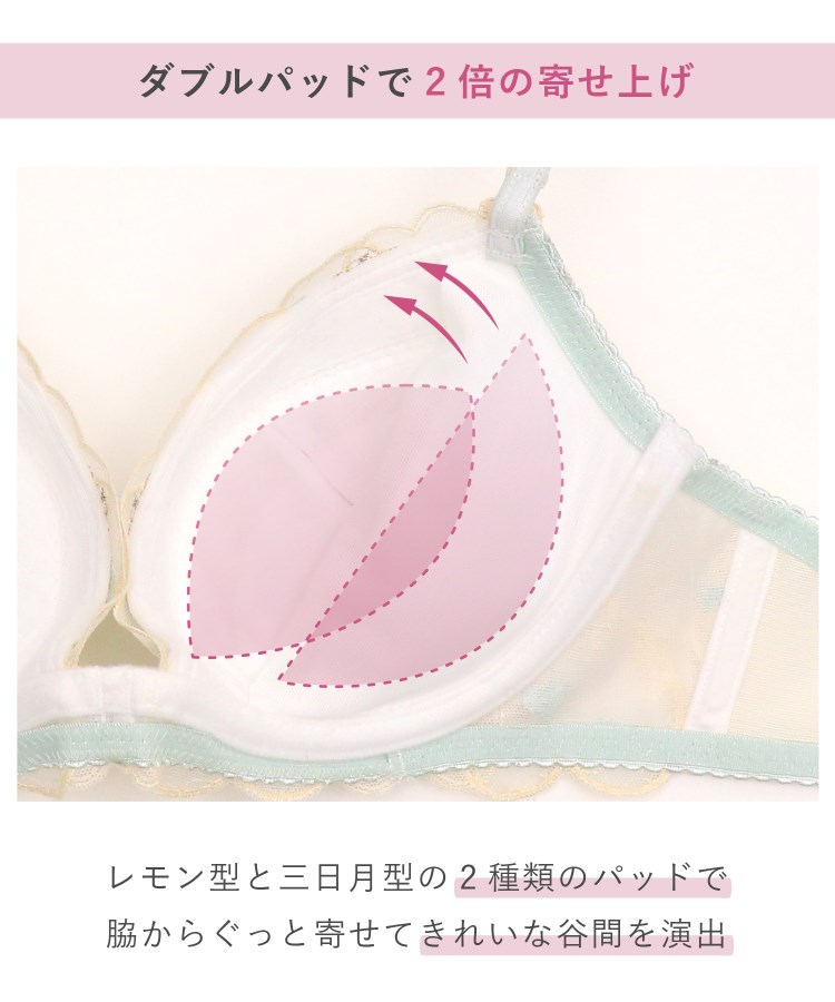ジアン ブラジャー(B-D)<リサマリ ミラクル谷間ブラ ジアン ブラジャー(B-D)<リサマリ ミラクル谷間ブラ