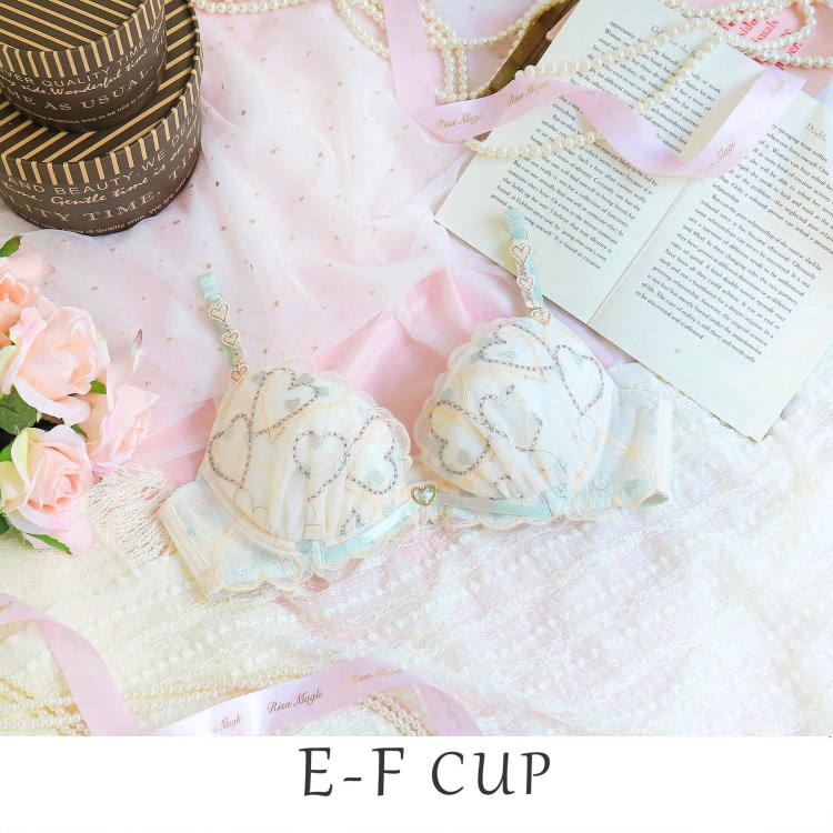 リサマリ(Risa Magli)のジアン ブラジャー（E-F）＜リサマリ ミラクル谷間ブラ＞ ワイヤーブラ
