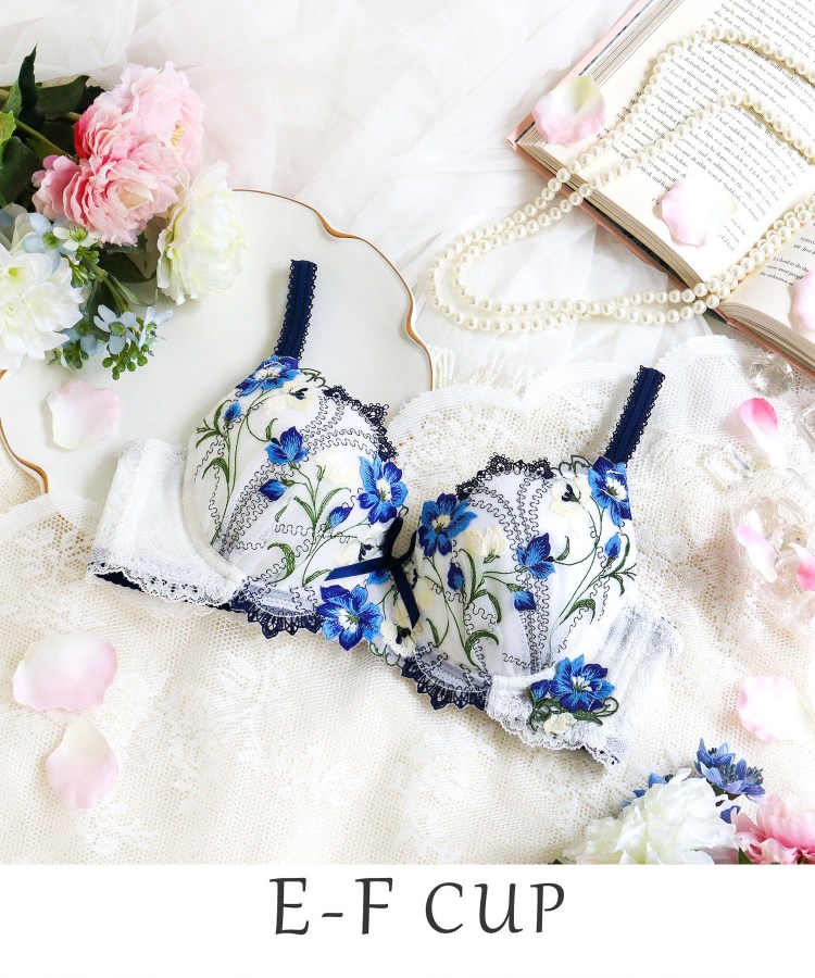 リサマリ(Risa Magli)のテリン ブラジャー（E-F）＜S Make Type＞ ネイビー(094)