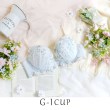 リサマリ(Risa Magli)のシュクリエ ブラジャー（G-I） サックスブルー(090)
