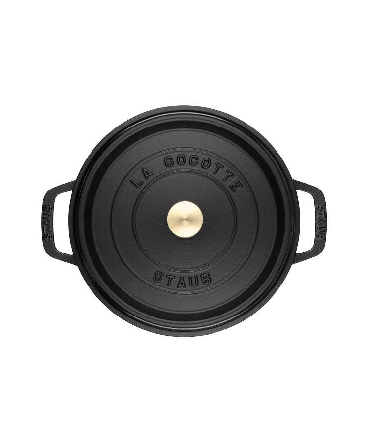 トゥーワントゥーキッチンストア(212 KITCHEN STORE)のココットラウンド 22cm ブラック ＜STAUB ストウブ＞2