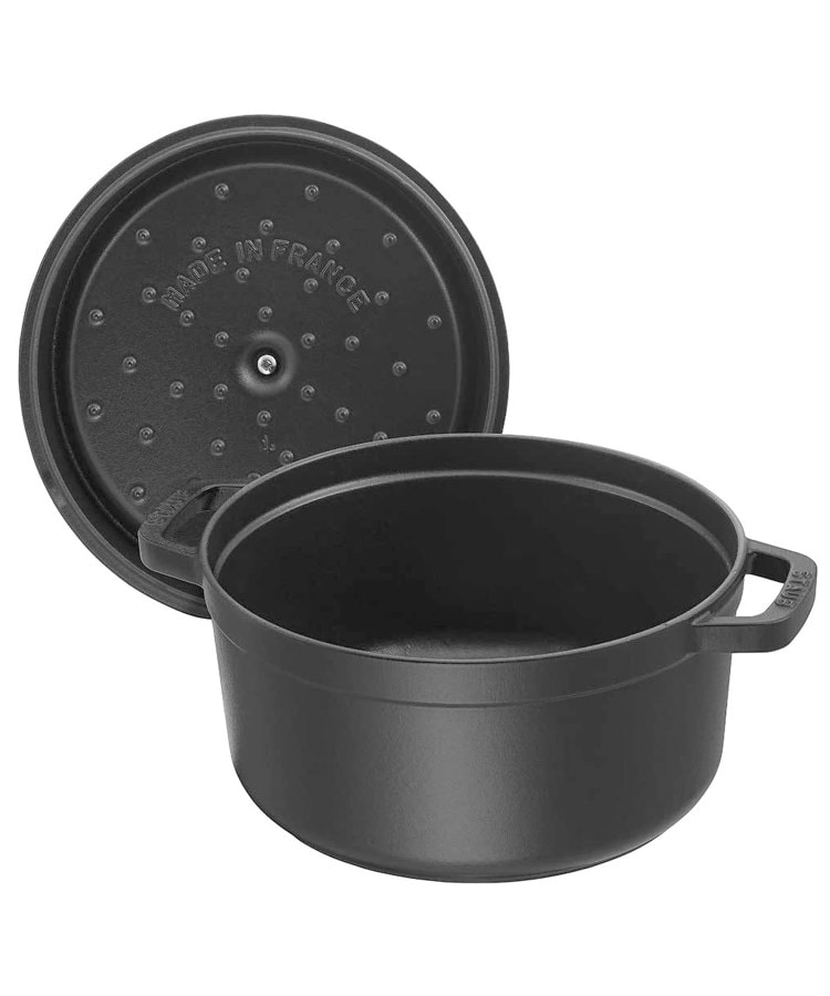 トゥーワントゥーキッチンストア(212 KITCHEN STORE)のココットラウンド 22cm ブラック ＜STAUB ストウブ＞4