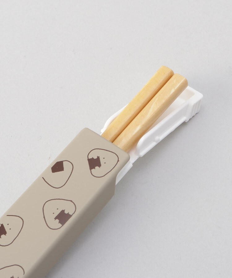 トゥーワントゥーキッチンストア(212 KITCHEN STORE)のぎゅっとおにぎりさん 抗菌箸 箸箱セット GY3