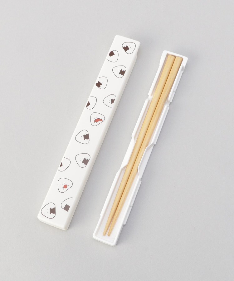 トゥーワントゥーキッチンストア(212 KITCHEN STORE)のぎゅっとおにぎりさん 抗菌箸 箸箱セット WH2