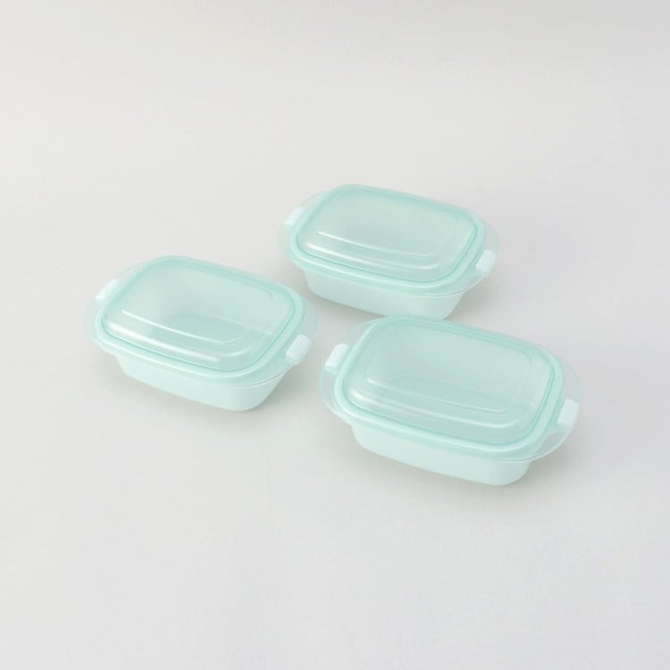 トゥーワントゥーキッチンストア(212 KITCHEN STORE)のそのまま食卓に出せるレンジ容器M 3P GR 保存容器・ストッカー