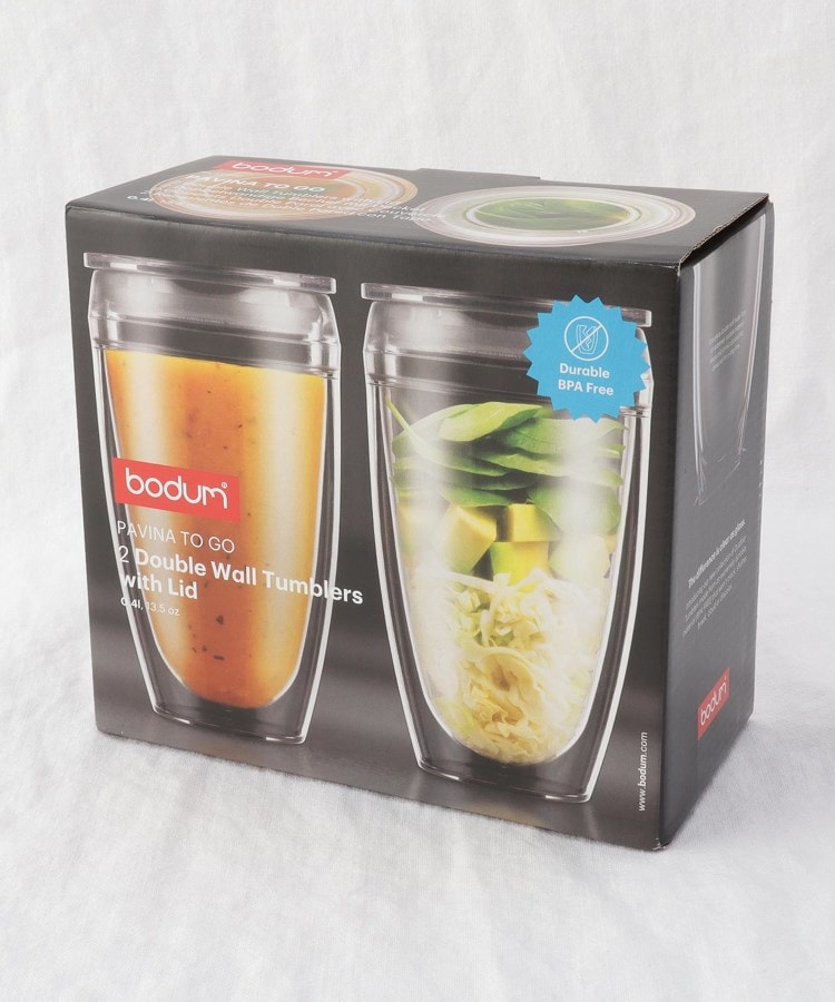トゥーワントゥーキッチンストア(212 KITCHEN STORE)のパヴィーナトゥゴーダブルウォールタンブラー 400ml(2個セット)＜bodum ボダム＞5