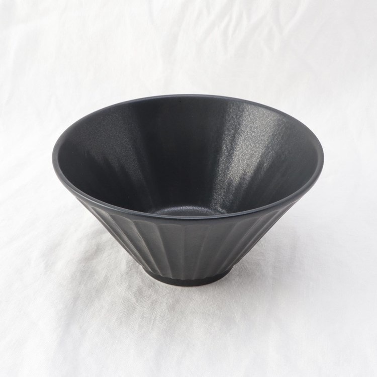 トゥーワントゥーキッチンストア(212 KITCHEN STORE)のしのぎ反りどんぶり L いぶし天目 食器