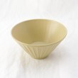 トゥーワントゥーキッチンストア(212 KITCHEN STORE)のしのぎ反りどんぶり L 黄瀬戸 その他