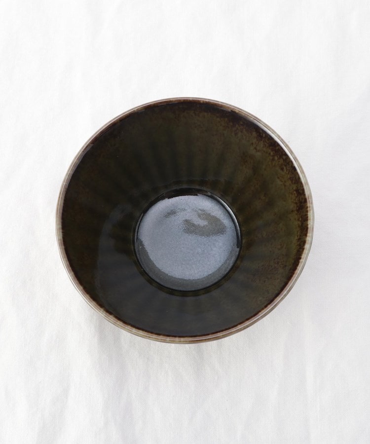 トゥーワントゥーキッチンストア(212 KITCHEN STORE)のしのぎ反りどんぶり S 織部3
