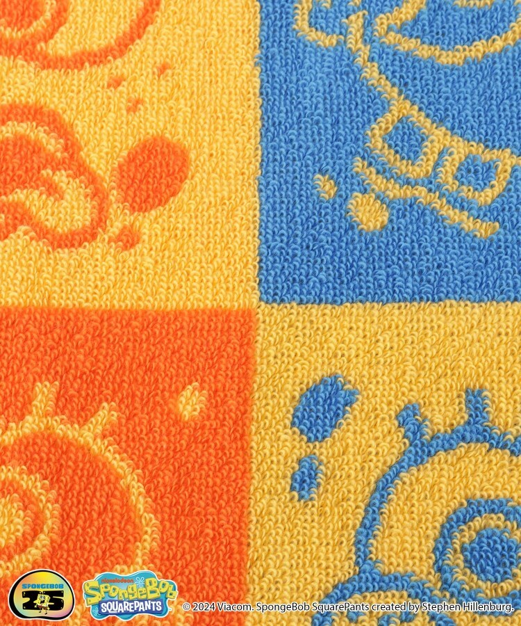 トゥーワントゥーキッチンストア(212 KITCHEN STORE)のミニタオル ブロックフェイス 25×25cm ＜SPONGE BOB スポンジ・ボブ＞3