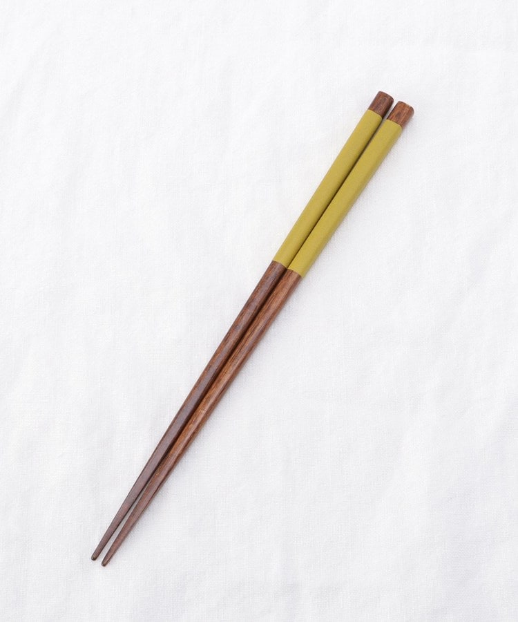 トゥーワントゥーキッチンストア(212 KITCHEN STORE)の箸 食洗先角いろどり 黄 23cm その他