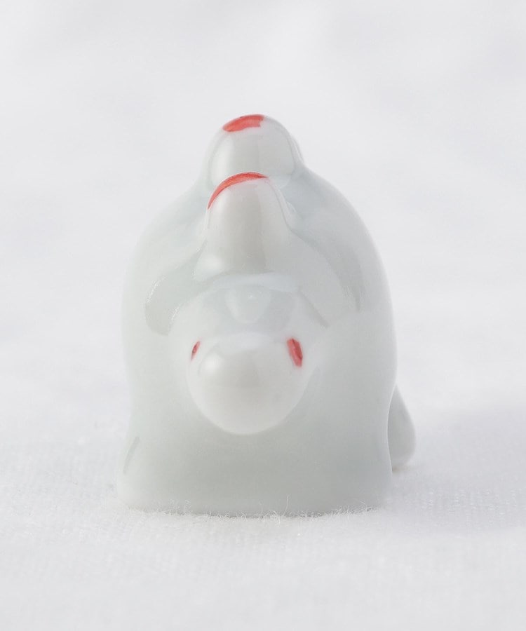 トゥーワントゥーキッチンストア(212 KITCHEN STORE)の江戸っ子恐竜 白×赤 ステゴザウルス 箸置2