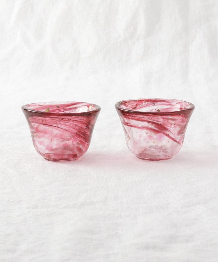 トゥーワントゥーキッチンストア(212 KITCHEN STORE)の箔墨流し 紅 ギフトセット6