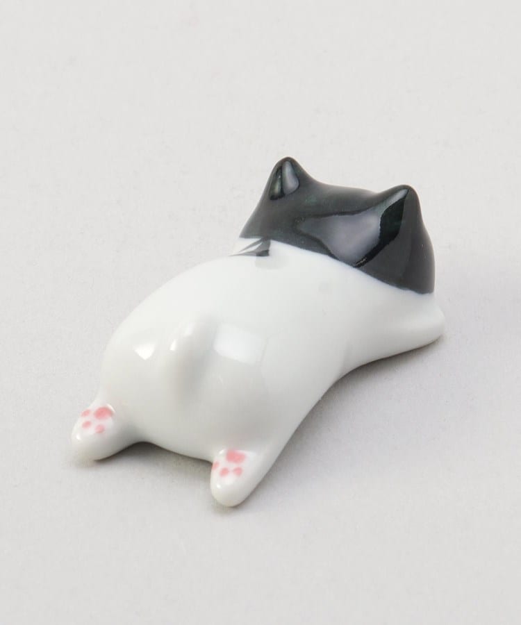 トゥーワントゥーキッチンストア(212 KITCHEN STORE)のKYU-JITSU 箸置 黒忍ネコ寝そべり2