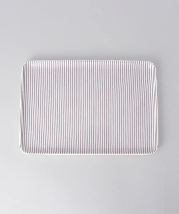 トゥーワントゥーキッチンストア(212 KITCHEN STORE)のストライプトレー24cm GY2
