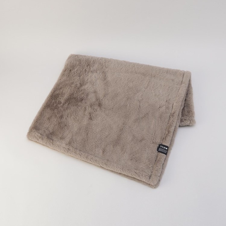 ラビット フェイクファーブランケット 70x100cm GY ラビット フェイクファーブランケット 70x100cm GY