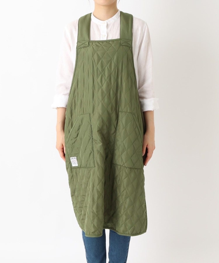 トゥーワントゥーキッチンストア(212 KITCHEN STORE)のキルトカバーオールエプロン OLIVE ＜FABORI ファボリ＞1