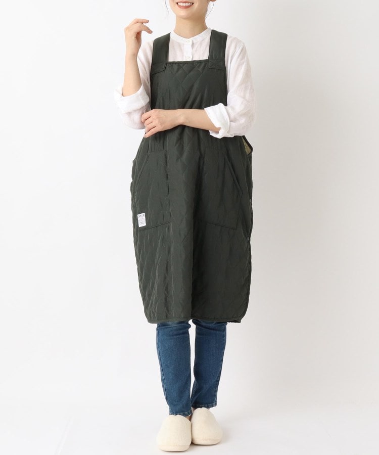 トゥーワントゥーキッチンストア(212 KITCHEN STORE)のキルトカバーオールエプロン CHARCOAL ＜FABORI ファボリ＞12