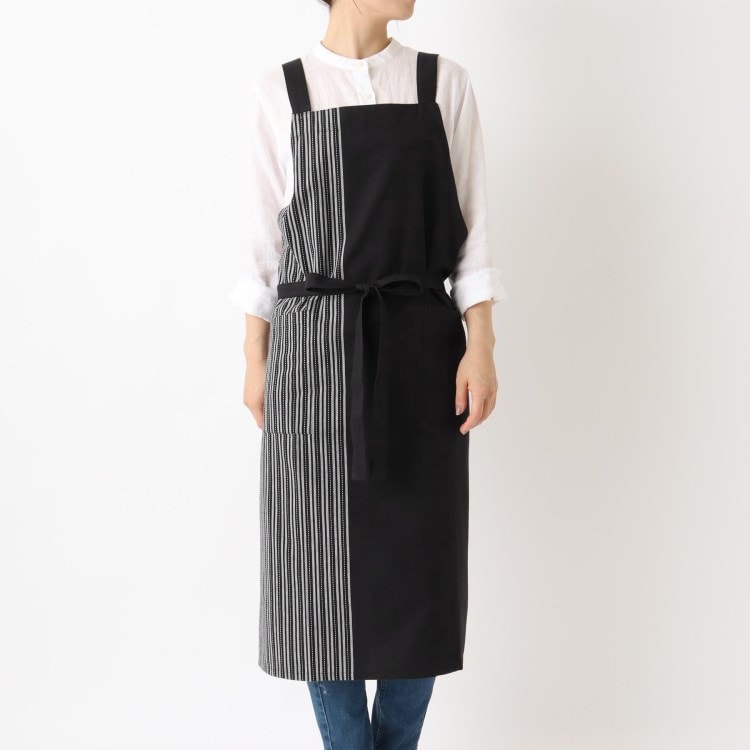 トゥーワントゥーキッチンストア(212 KITCHEN STORE)のソリッドドビー エプロン BK エプロン・その他ファブリック