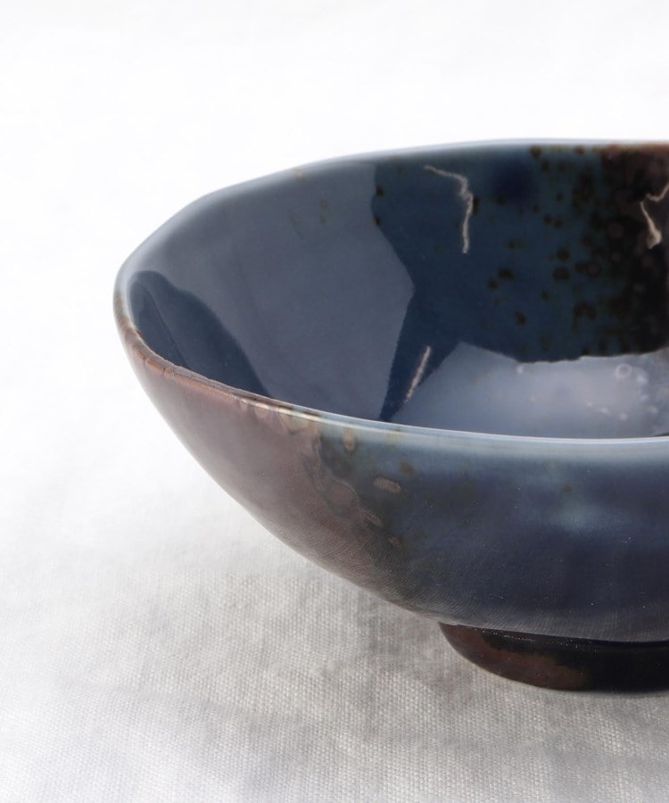 トゥーワントゥーキッチンストア(212 KITCHEN STORE)のルリ錆吹 平茶碗5