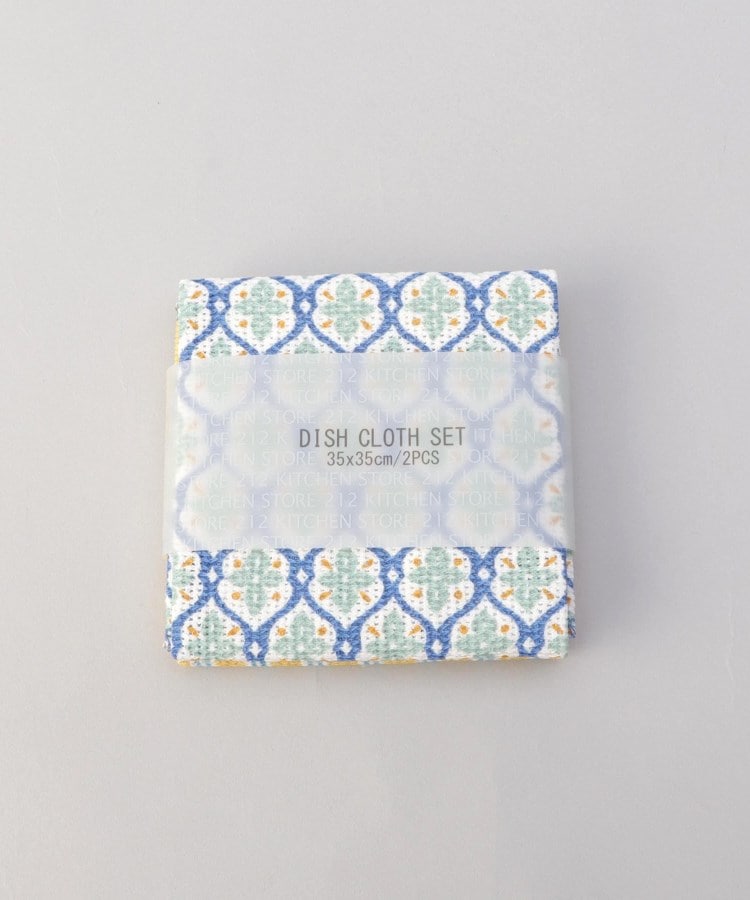 トゥーワントゥーキッチンストア(212 KITCHEN STORE)のディッシュクロス 2PCSセット アラベスク BL8