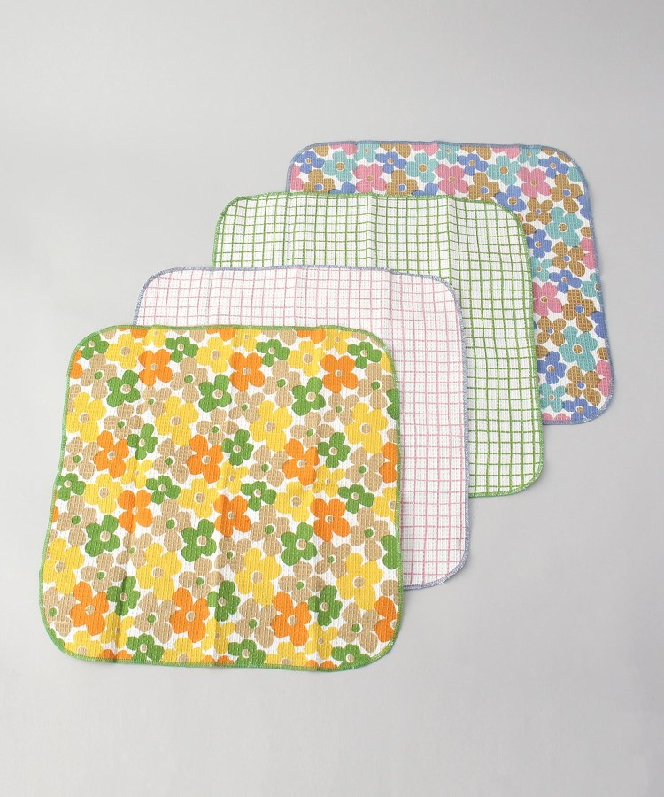 トゥーワントゥーキッチンストア(212 KITCHEN STORE)のディッシュクロス 4PCSセット FLOWER その他