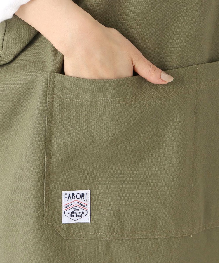 トゥーワントゥーキッチンストア(212 KITCHEN STORE)のカバーオールロングエプロン カーキ ＜FABORI ファボリ＞7