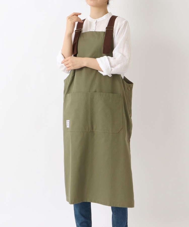 トゥーワントゥーキッチンストア(212 KITCHEN STORE)のカバーオールロングエプロン カーキ ＜FABORI ファボリ＞ その他