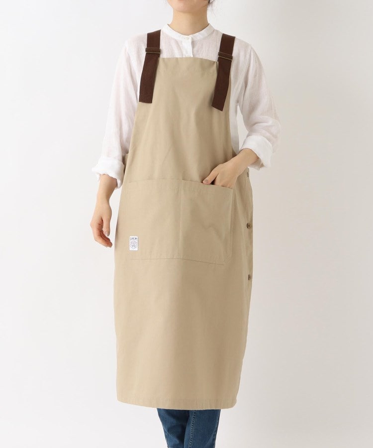 トゥーワントゥーキッチンストア(212 KITCHEN STORE)のカバーオールロングエプロン グレージュ ＜FABORI ファボリ＞ その他