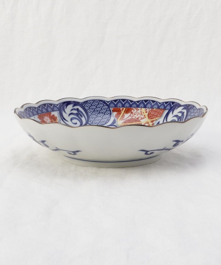 トゥーワントゥーキッチンストア(212 KITCHEN STORE)の古染金彩 深皿 藍葡萄2