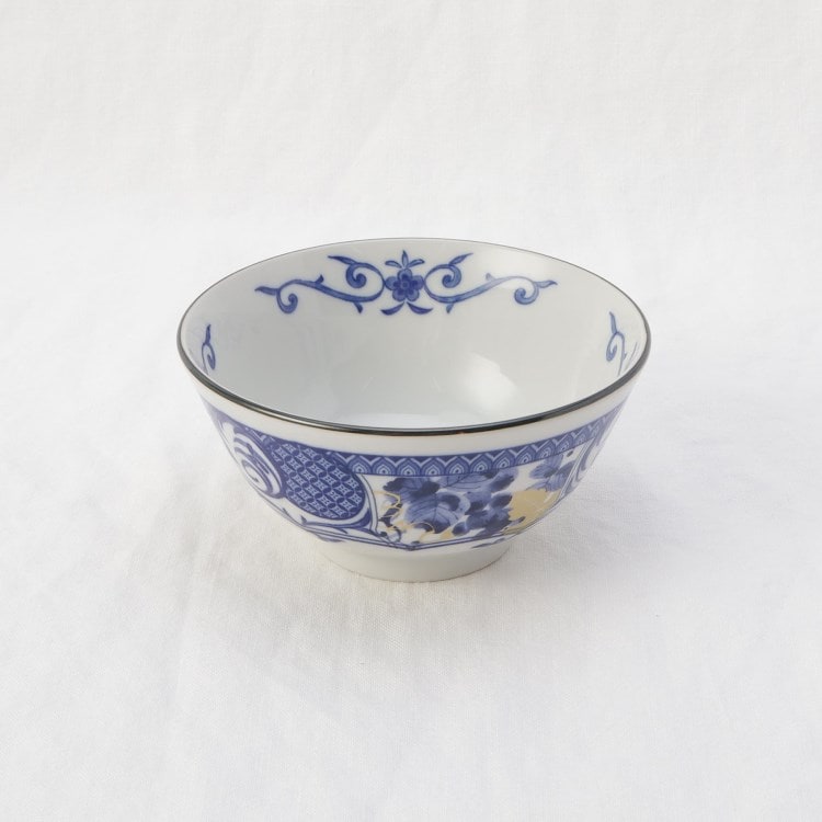 トゥーワントゥーキッチンストア(212 KITCHEN STORE)の古染金彩 茶漬け碗 藍葡萄 食器