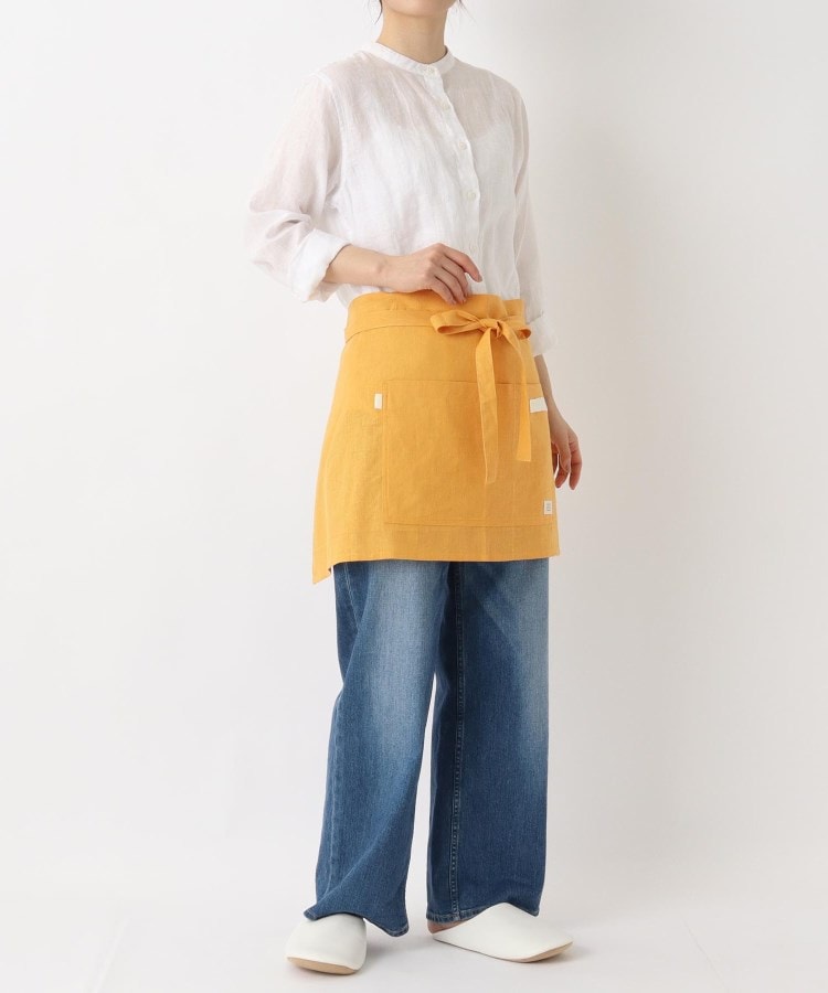 トゥーワントゥーキッチンストア(212 KITCHEN STORE)のリネンコットン カフェエプロン YE ＜212Kオリジナル＞9