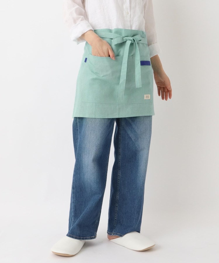 トゥーワントゥーキッチンストア(212 KITCHEN STORE)のリネンコットン カフェエプロン BL ＜212Kオリジナル＞ その他