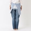 トゥーワントゥーキッチンストア(212 KITCHEN STORE)のダブルストライプ カフェエプロン BL ＜212Kオリジナル＞3