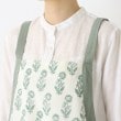 トゥーワントゥーキッチンストア(212 KITCHEN STORE)のブロックプリント フルエプロン BL ＜212Kオリジナル＞4