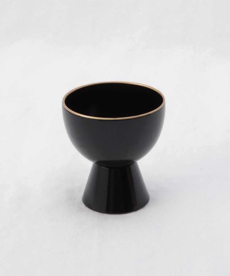 トゥーワントゥーキッチンストア(212 KITCHEN STORE)のハレとケ 越前塗り 高台祝いぐい呑み　黒 その他