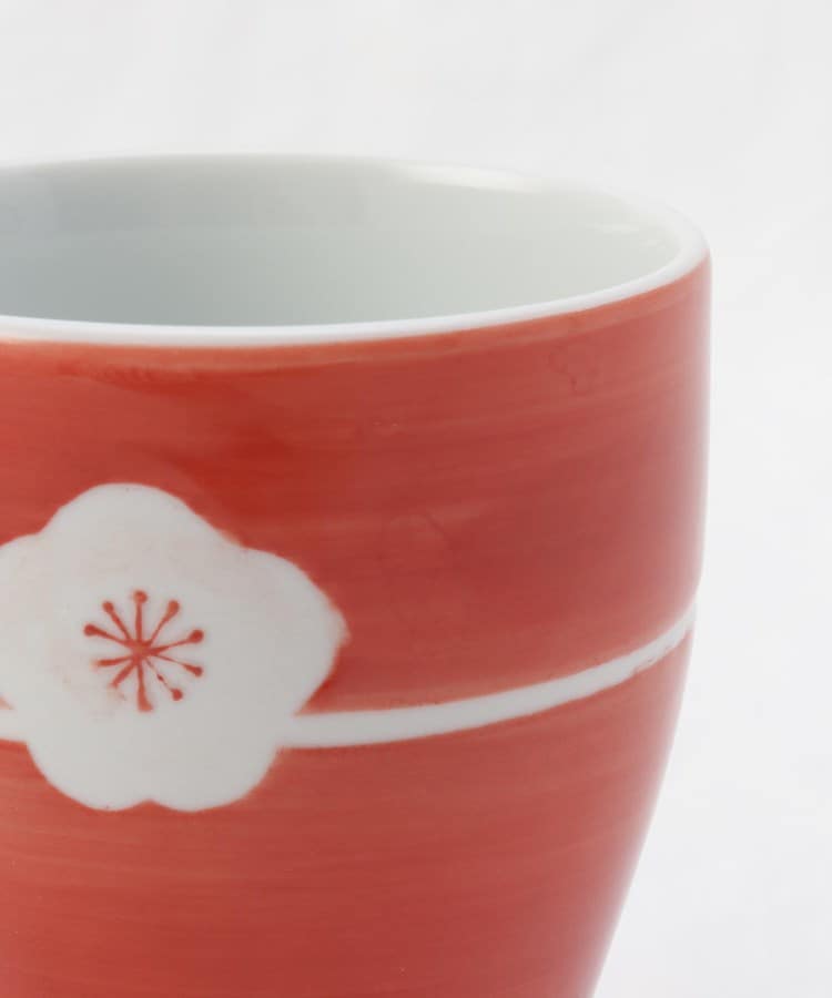 トゥーワントゥーキッチンストア(212 KITCHEN STORE)の梅水引コップ 紅5