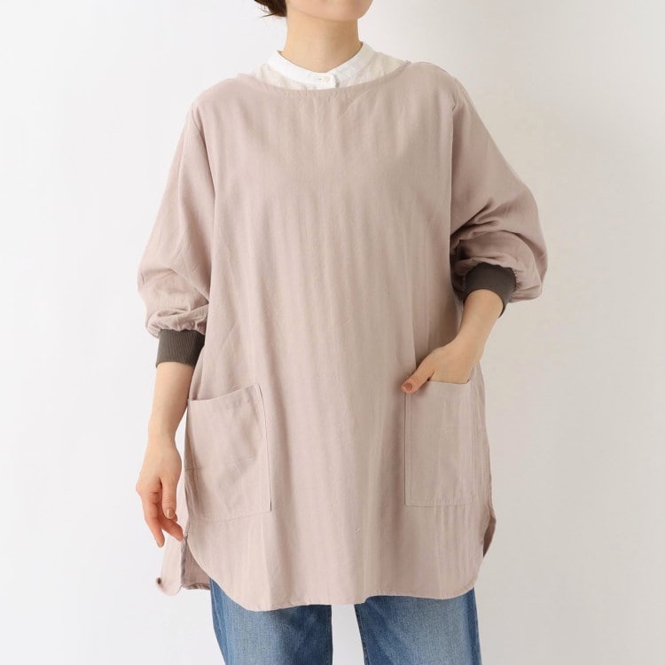 トゥーワントゥーキッチンストア(212 KITCHEN STORE)のライトウィンド 花びらリブ袖かっぽうぎ PU エプロン・その他ファブリック