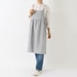 トゥーワントゥーキッチンストア(212 KITCHEN STORE)のリネンワイドギャザーエプロン GY10
